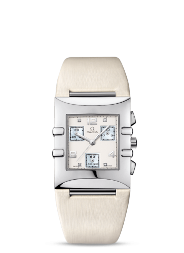 [1841.35.71] Constellation Quadra Quartz 28 Chronograph Stainless Steel / White / Fabric