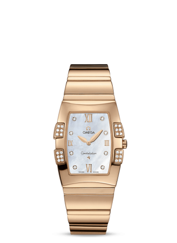 [1186.75.00] Constellation Quadrella Quartz 25 Red Gold / MOP