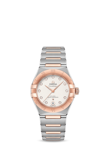 [131.20.29.20.52.001 (aka: 13120292052001)] Constellation Manhattan 29 Co-Axial Master Chronometer Stainless Steel / Sedna Gold / Silver Diamond