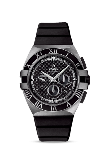 [121.92.41.50.01.001 (aka: 12192415001001)] Constellation Co-Axial 41 Chronograph Double Eagle Titanium / Carbon / Rubber
