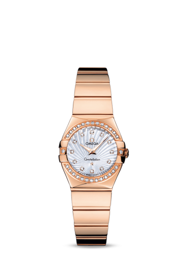 [123.55.24.60.55.005 (aka: 12355246055005)] Constellation Quartz 24 Polished Red Gold / Diamond / MOP Supernova