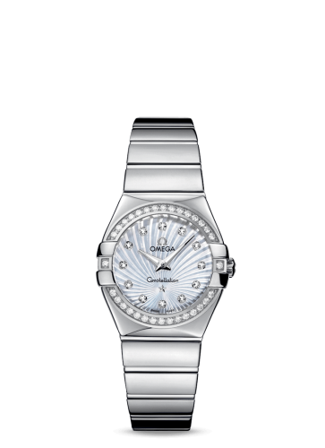 [123.15.27.60.55.004 (aka: 12315276055004)] Constellation Quartz 27 Polished Stainless Steel / Diamond / MOP Supernova