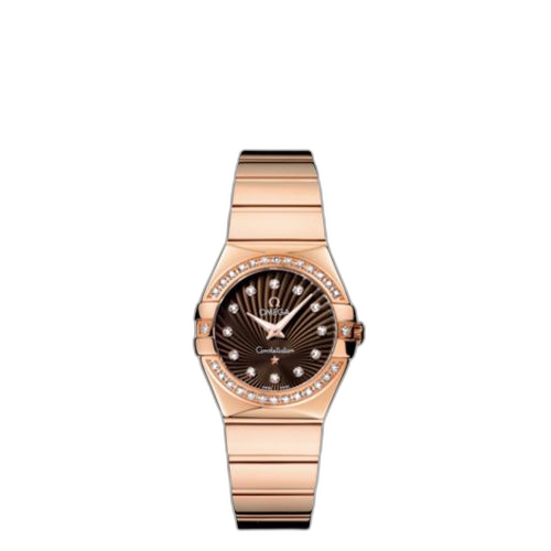 [123.55.27.60.63.002 (aka: 12355276063002)] Constellation Quartz 27 Polished Red Gold / Diamond / Brown Supernova