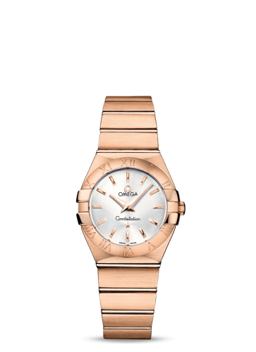 [123.50.27.60.02.001 (aka: 12350276002001)] Constellation Quartz 27 Brushed Red Gold / Silver