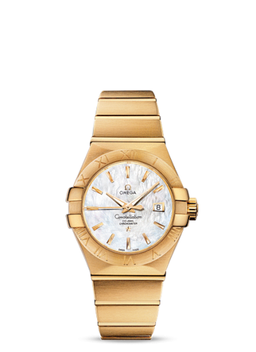 [123.50.31.20.05.002 (aka: 12350312005002)] Constellation Co-Axial 31 Yellow Gold / MOP