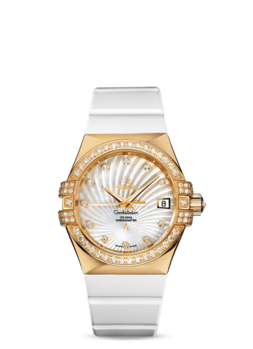 [123.57.35.20.55.003 (aka: 12357352055003)] Constellation Co-Axial 35 Yellow Gold / Diamond / MOP Supernova / Rubber