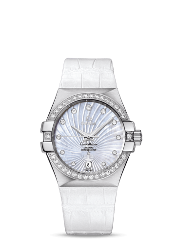 [123.18.35.20.55.001 (aka: 12318352055001)] Constellation Co-Axial 35 Stainless Steel / Diamond / MOP Supernova / Alligator