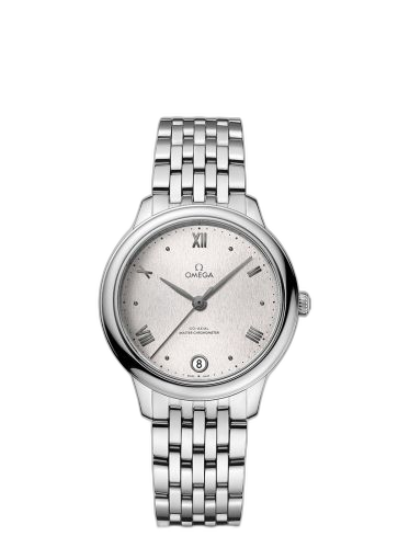[434.10.34.20.02.001 (aka: 43410342002001)] De Ville Master Chronometer 34 Stainless Steel / Silver / Bracelet