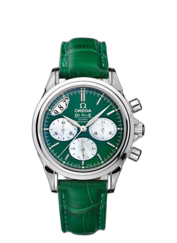 [4878.90.39 (aka: 48789039)] De Ville Co-Axial 35 Chronograph Stainless Steel / Green