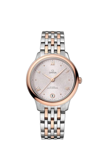 [434.20.34.20.02.003 (aka: 43420342002003)] De Ville Master Chronometer 34 Stainless Steel - Sedna Gold / Rose / Bracelet