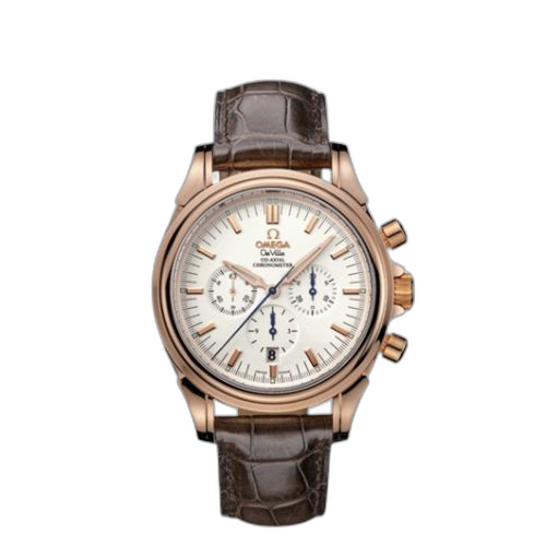 [4650.20.32 (aka: 46502032)] De Ville Co-Axial 41 Chronograph Red Gold / Silver