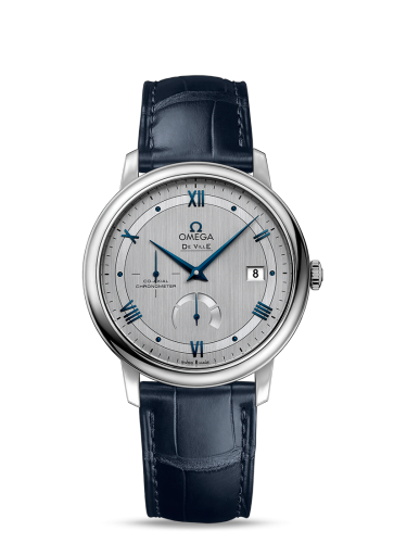 [424.13.40.21.02.003 (aka: 42413402102003)] De Ville Prestige Co-Axial 39.5 Power Reserve Stainless Steel / Vintage Silver