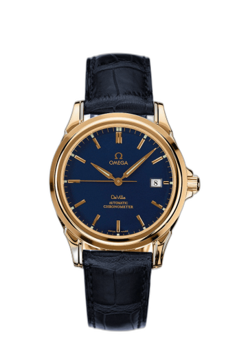 [4631.80.33] De Ville Co-Axial 37.5 Yellow Gold / Blue