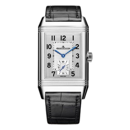 [3848420 (aka: Q3848420)] Reverso Classic Large Duoface Small Seconds Stainless Steel / Silver / Alligator