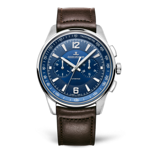 [9028480 (aka: Q9028480)] Polaris Chronograph Stainless Steel / Blue / Calf