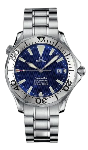 [2256.80.00 (aka: 22568000)] Seamaster Diver 300M Automatic 41 Stainless Steel / Electric Blue / Bracelet / Ian Thorpe