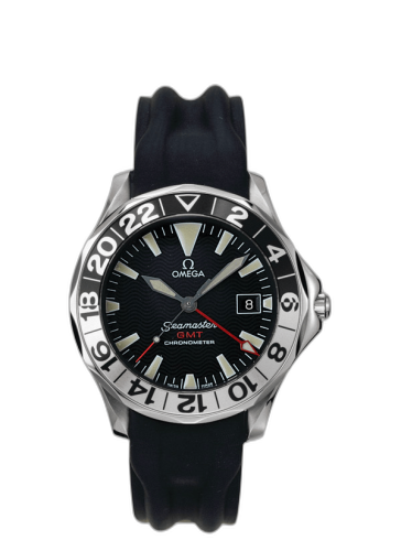 [2834.50.91] Seamaster Diver 300M Automatic 41 GMT Stainless Steel / Black / Rubber