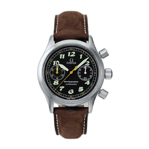 [5290.50.07 (aka: 52905027)] Dynamic III Chronograph Stainless Steel / Black / Brown Calf