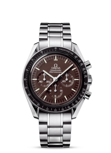 [311.30.42.30.13.001 (aka: 31130423013001)] Speedmaster Professional Moonwatch Chocolate / Bracelet