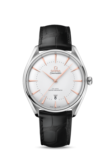 [511.13.40.20.02.001 (aka: 51113402002001)] Seamaster Master Co-Axial 39.5 Edizione Venezia Stainless Steel / Silver / Alligator