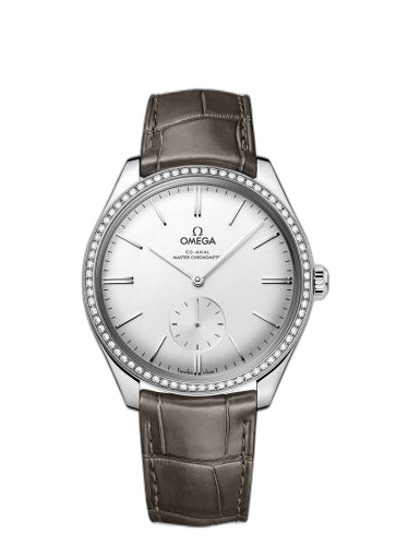 [435.18.40.21.02.002 (aka: 43518402102002)] De Ville Trésor Master Chronometer Small Seconds Stainless Steel / Diamond / Silver