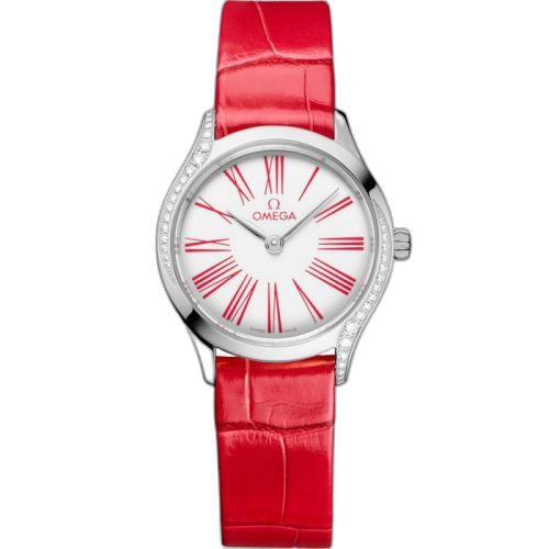 [428.18.26.60.04.003 (aka: 42818266004003)] Mini Trésor Quartz 26 Stainless Steel - Diamond / White Enamel