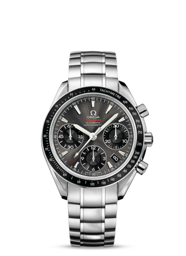 [323.30.40.40.06.001 (aka: 32330404006001)] Speedmaster Date 40 Stainless Steel / Grey / Bracelet