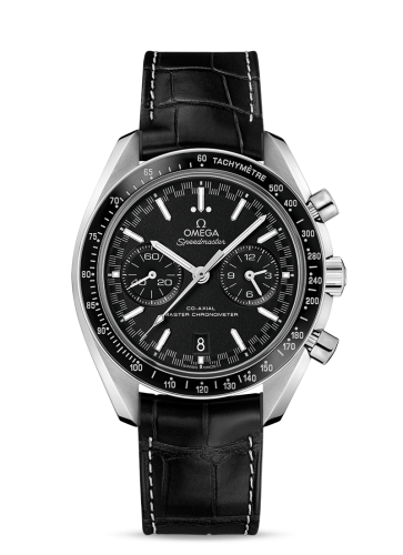 [329.33.44.51.01.001 (aka: 32933445101001)] Speedmaster Racing Master Co-Axial Stainless Steel / Black / Alligator
