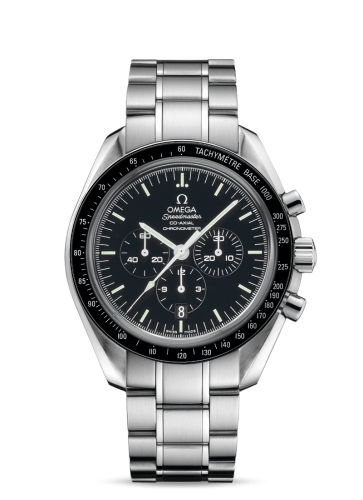 [311.30.44.50.01.002 (aka: 31130445001002)] Speedmaster Professional Moonwatch Co-Axial Stainless Steel / Black / Bracelet