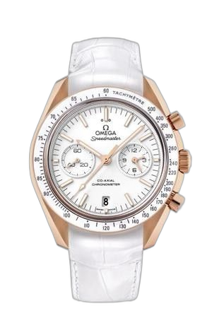 [311.63.44.51.04.002 (aka: 31163445104002)] Speedmaster Moonwatch Co-Axial Orange Gold / White