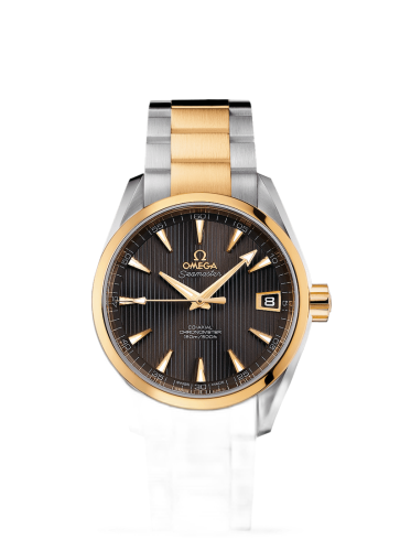 [231.20.39.21.06.002 (aka: 23120392106002)] Seamaster Aqua Terra 150M Co-Axial 38.5 Stainless Steel / Yellow Gold / Grey / Bracelet