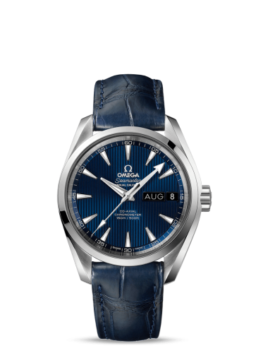 [231.13.39.22.03.001 (aka: 23113392203001)] Seamaster Aqua Terra 150M Co-Axial 38.5 Annual Calendar Stainless Steel / Blue