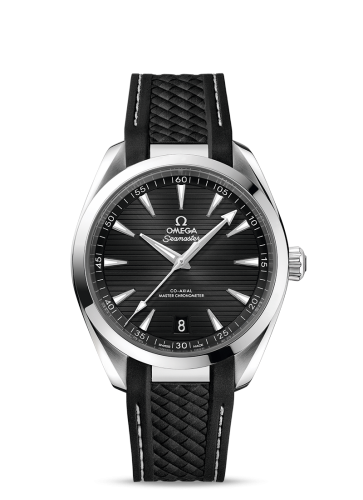 [220.12.41.21.01.001 (aka: 22012412101001)] Seamaster Aqua Terra 150M Master Chronometer 41 Stainless Steel / Black / Rubber