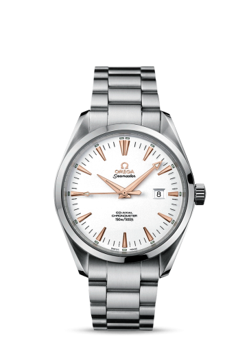 [2503.34.00] Seamaster Aqua Terra 150M Co-Axial 39.2 Stainless Steel / White / Bracelet
