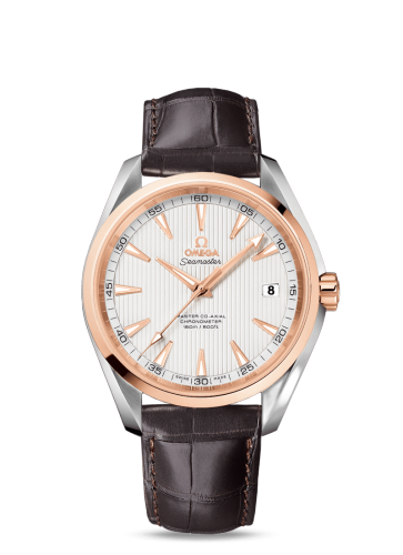 [231.23.42.21.02.001 (aka: 23123422102001)] Seamaster Aqua Terra 150m Master Co-Axial 41.5 Stainless Steel / Red Golf / Silver