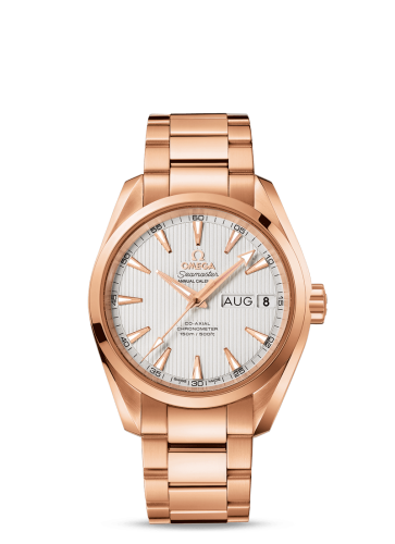 [231.50.39.22.02.001 (aka: 23150392202001)] Seamaster Aqua Terra 150M Co-Axial 38.5 Annual Calendar Red Gold / Silver / Bracelet