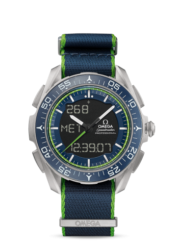 [318.92.45.79.03.001 (aka: 31892457903001)] Skywalker X-33 Titanium / Blue / Nato / Solar Impulse