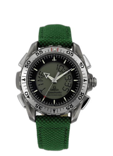 [3991.50.09 (aka: 39915009)] Speedmaster X-33 Titanium / Green Kevlar / 2nd Gen