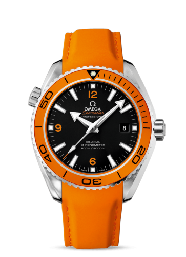 [232.32.46.21.01.001 (aka: 23232462101001)] Seamaster Planet Ocean 600M Co-Axial 45.5 Stainless Steel / Orange / Orange Rubber