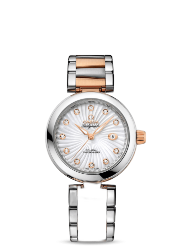 [425.20.34.20.55.001 (aka: 42520342055001)] LadyMatic Co-Axial 34 Stainless Steel / Red Gold / MOP / Bracelet