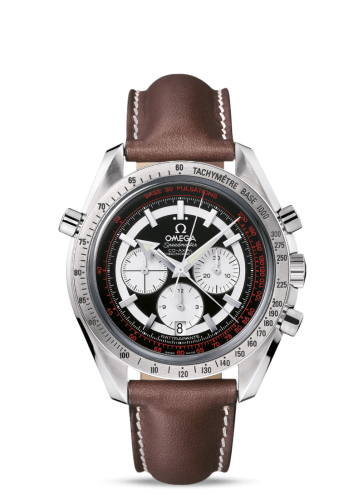 [3882.51.37 (aka: 38825137)] Speedmaster Broad Arrow Co-Axial Rattrapante Stainless Steel / Inverted Panda