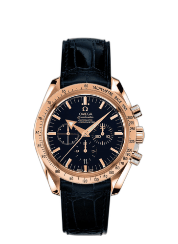 [3653.80.33] Speedmaster Broad Arrow Red Gold / Blue