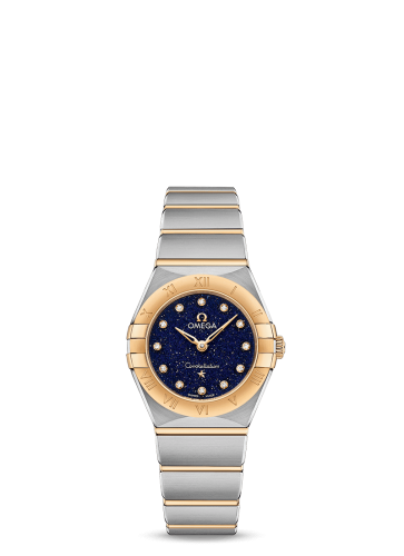 [131.20.25.60.53.001 (aka: 13120256053001)] Constellation Manhattan 25 Quartz Stainless Steel / Yellow Gold / Aventurine