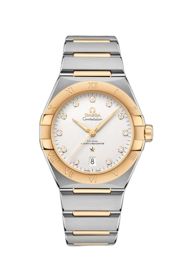 [131.20.39.20.52.002] Constellation Master Chronometer 39 Stainless Steel / Yellow Gold / Silver / Bracelet