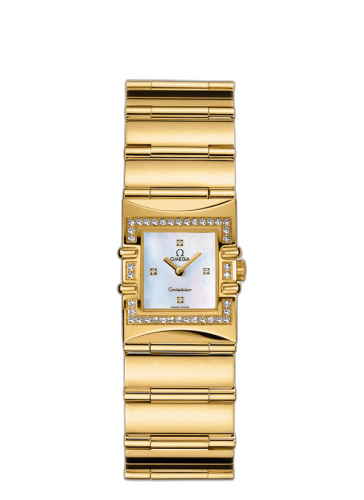 [1135.76.00] Constellation Quadra Quartz 19.3 Yellow Gold / Pink MOP / Bracelet