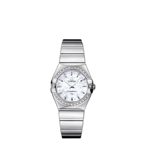 [123.15.27.60.05.002 (aka: 12315276005002)] Constellation Quartz 27 Polished Stainless Steel / Diamond / MOP