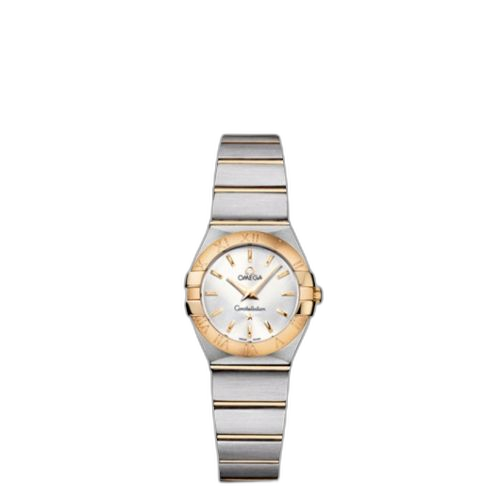 [123.20.24.60.02.002 (aka: 12320246002002)] Constellation Quartz 24 Brushed Stainless Steel / Yellow Gold / Silver