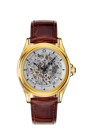 [5912.30.22] De Ville Co-Axial 37.5 Yellow Gold / Skeleton