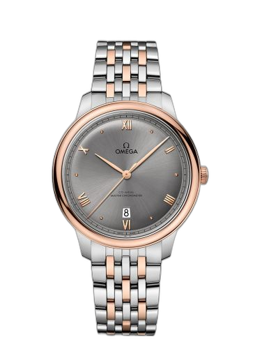 [434.20.40.20.06.001 (aka: 43420402006001)] De Ville Master Chronometer Stainless Steel - Sedna Gold / Grey / Bracelet