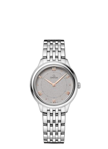 [434.10.30.60.06.001 (aka: 43410306006001)] De Ville Quartz 30 Stainless Steel / Grey / Bracelet